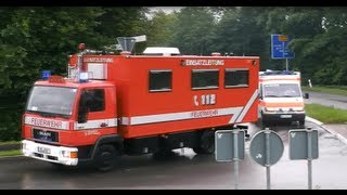 Großübung Feuerwehren Kreis Mettmann  Einsatzkräfte probten den Ernstfall [upl. by Luhe875]