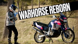 Restoring my iconic Africa Twin 1992 Honda XRV750 [upl. by Jessica46]