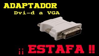 Adaptador de Dvid a VGA [upl. by Notnef]