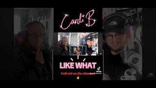 CARDI B  Like What  cardib fyp likewhat shorts reaction [upl. by Paola]