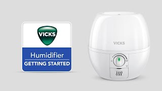 Vicks 3in1 Sleepy Time CoolMist Humidifier Diffuser VUL500  Getting Started [upl. by Yci]