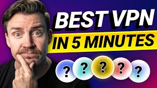 BEST VPN Comparison 2024  TOP 5 recommendations in UNDER 5 minutes [upl. by Hewes]