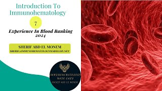 Introduction To Immunohematology 7 [upl. by Matthieu]