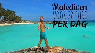 BACKPACKEN op de MALEDIVEN op een budget van maar 20 euro Travel Vlog in HD [upl. by Ives620]