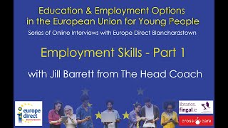 Employment Skills with Jill Barrett from The Head Coach Part 1 [upl. by Berkley478]