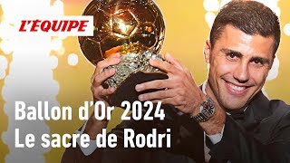 Rodri sacré Ballon dOr 2024 [upl. by Ainahs777]