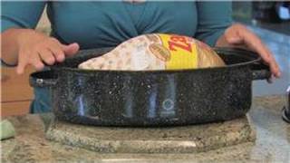 Cooking amp Kitchen Tips  How to Use a Turkey Roasting Pan [upl. by Atnauqal460]