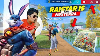 RAISTAR NEXTERRA KING 🤯  FULL MAP GAMEPLAY  TOURNAMENT GAMEPLAY  FREE FIRE  RAISTAR OLD MEMORIES [upl. by Nimajnab]