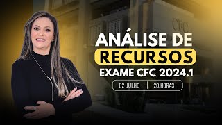 Análise de Recursos do Exame de Suficiência CFC 20241 [upl. by Atterol162]