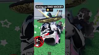 EMO MICKEY sings his heart out 😭⛓️🎤 roblox [upl. by Suryc]