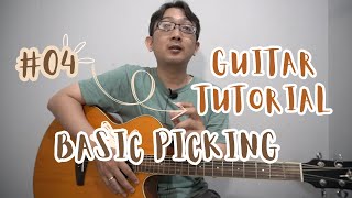 Guitar lesson basic picking technique [upl. by Inwat]