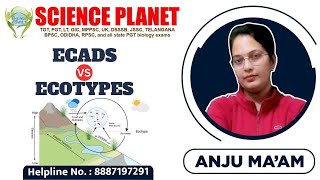 ECADS Vs ECOTYPES II GUILDS II ECOSPECIES II BY ANJU MAM II SCIENCE PLANET II [upl. by Fawna541]