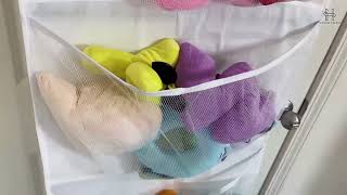 Organize with Ease The Original Over Door Stuffed Animal Storage [upl. by Janith248]