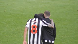 An emotional Sandro Tonali leads the lap of appreciation at St James Park [upl. by Cesare]