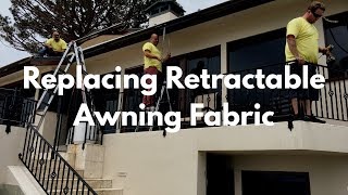 Replacing Retractable Awning Fabric [upl. by Piotr931]