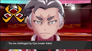 Pokémon SwordShield  Gym Leader 3 Kabu [upl. by Leaj367]