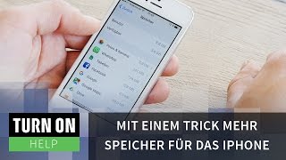 Trick schafft freien Speicher auf dem iPhone unter iOS 10 nicht mehr möglich  TURN ON Help [upl. by Viehmann]