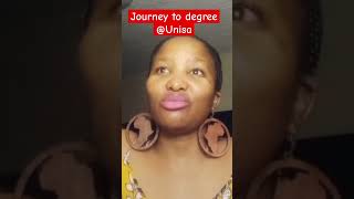 My journey towards getting a degree at Unisa determination unisa motivation [upl. by Noivaz388]