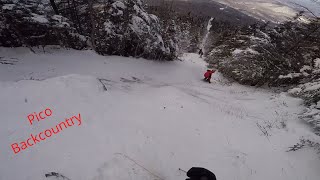 Backcountry Skiing in Vermont KillingtonPico [upl. by Angle]