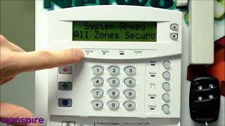 Interlogix NX8 Keypad Demonstration [upl. by Dnalevets416]