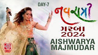 Aishwarya Majmudar  Navratri Mahotsav Garba 2024  Live Garba  Day7 [upl. by Ehcsrop636]