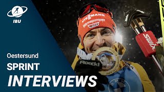 World Cup 2324 Oestersund Men Sprint Interviews [upl. by Loziram]