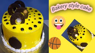 Bakery style cake ytviral homebakers trending viralvideo trending bakerystylecake subscribe [upl. by Eidua]