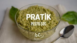 Evde Kolay Pesto Sos Yapımı [upl. by Bottali]