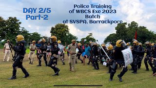 Day 25 Part2 Police Training of WBCS Exe 2023 Batch at SVSPA Barrackpore [upl. by Abagael]