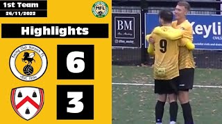 Highlights  Racing Club Warwick 63 AFC Wulfrunians  MFLP  26112022 [upl. by Happ]