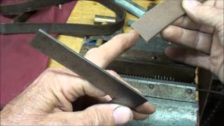 MACHINE SHOP TIPS 117 Lacing a Belt for the Logan Lathe tubalcain [upl. by Rehsu]