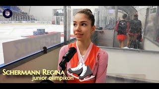 Schermann Regina Interjú a Junior Olimpikonnal 2020 02 09 [upl. by Anattar735]