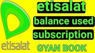 How do I check my Etisalat subscription [upl. by Dwinnell]