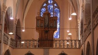 Orgelet Jura Orgue historique 16271725Le plus ancien instrument de FrancheComté [upl. by Ronen]