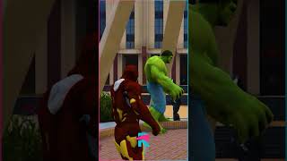 Will the Ironman amp Hulk Save Spiderman from the Venom  shorts gta5 spiderman [upl. by Aicert]