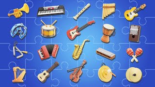 Guess The Musical Instrument Quiz For Kids To Learn 🎵  Guess The Sound 👂 20 Instruments [upl. by Eirene]