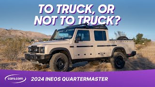 2024 Ineos Grenadier Quartermaster Review To Truck or Not to Truck [upl. by Llehcar]