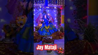 NAVRATRI માતાજી MURTINA શણગાર દર્શન GARBA સોસાયટી SPECIAL  પહેલું નોરતા [upl. by Avilys]