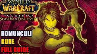 Homunculi Rune Guide WoW  Prophecy of a Desecrated Citadel [upl. by Nohsauq333]