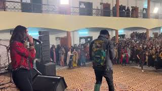 Shany Haider performing Teri Photo with Hira Mani at PGC [upl. by Hieronymus]