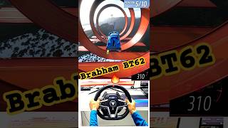 Brabham BT62 on 🔥 forzahorizon5 fh5gameplay fh5 steeringwheel [upl. by Elocon]