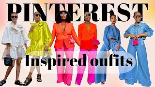 Pinterest Inspired Outfits  Spring Fashion  Styling Tips amp Ideas  Kerry Spence [upl. by Ydnew]