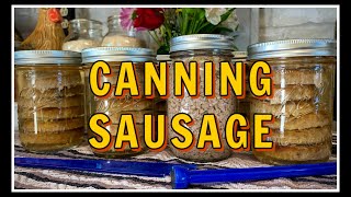 🧡 Canning SAUSAGE amp A Few Tips [upl. by Amerak983]