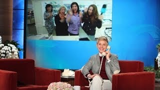 Ellen Surprises a Viewer Live at Work [upl. by Mcmaster]