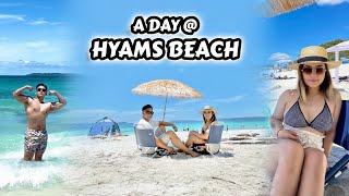 WHITEST SAND IN NSW HYAMS BEACH  Cristina amp Daniel VLOGS [upl. by Leid425]