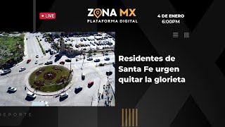 EN VIVO Reabren garita de El Chaparral residentes de Santa Fe urgen quitar la glorieta Socializ… [upl. by Lemkul]