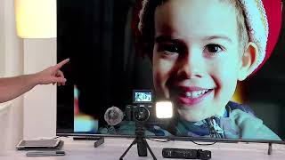 Minolta MND60V 4K Ultra HD 60MP Camera w Content Creator ampamp Vlogging Kit on QVC [upl. by Anaylil]