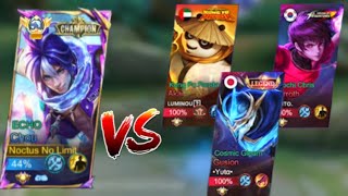 SUPREME CHOU VS PRO PLAYERS IN MYTHIC RANK WHAT WILL HAPPENED🔥 Intense Match mlbb solorank [upl. by Mackintosh]