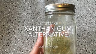 Make Your Own Xanthan Gum Alternative  Okra Powder  My Sustainable [upl. by Aisilef]