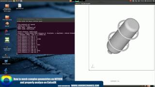 Libre Mechanics  How to mesh complex geometries on NETGEN and properly analyse on CalculiX [upl. by Apoor]